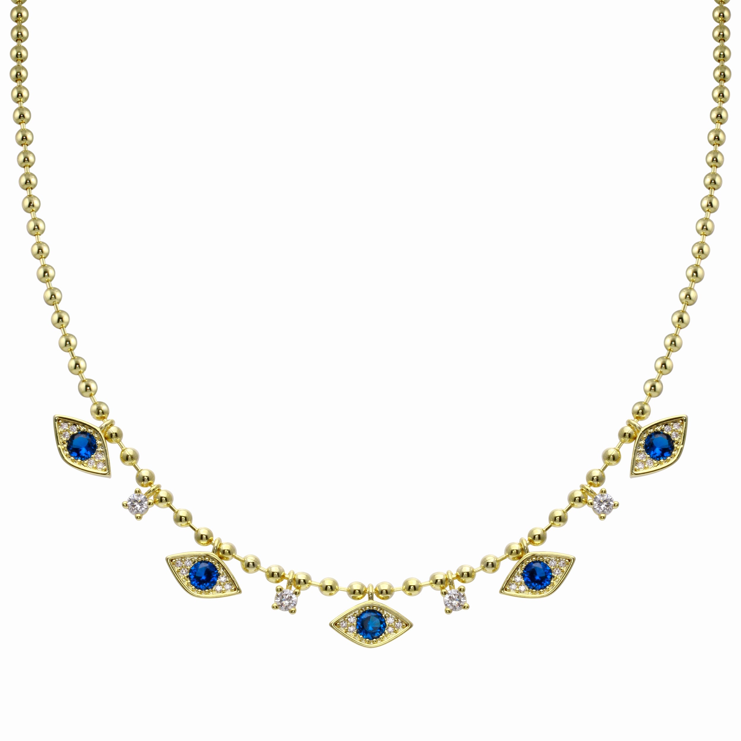 Evil Eye Ball Necklace