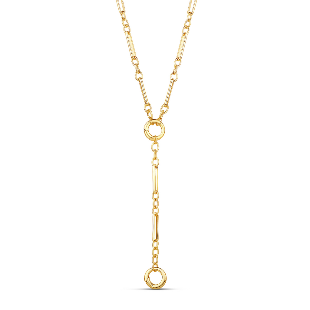 Fancy Link Push Clasp Lariat