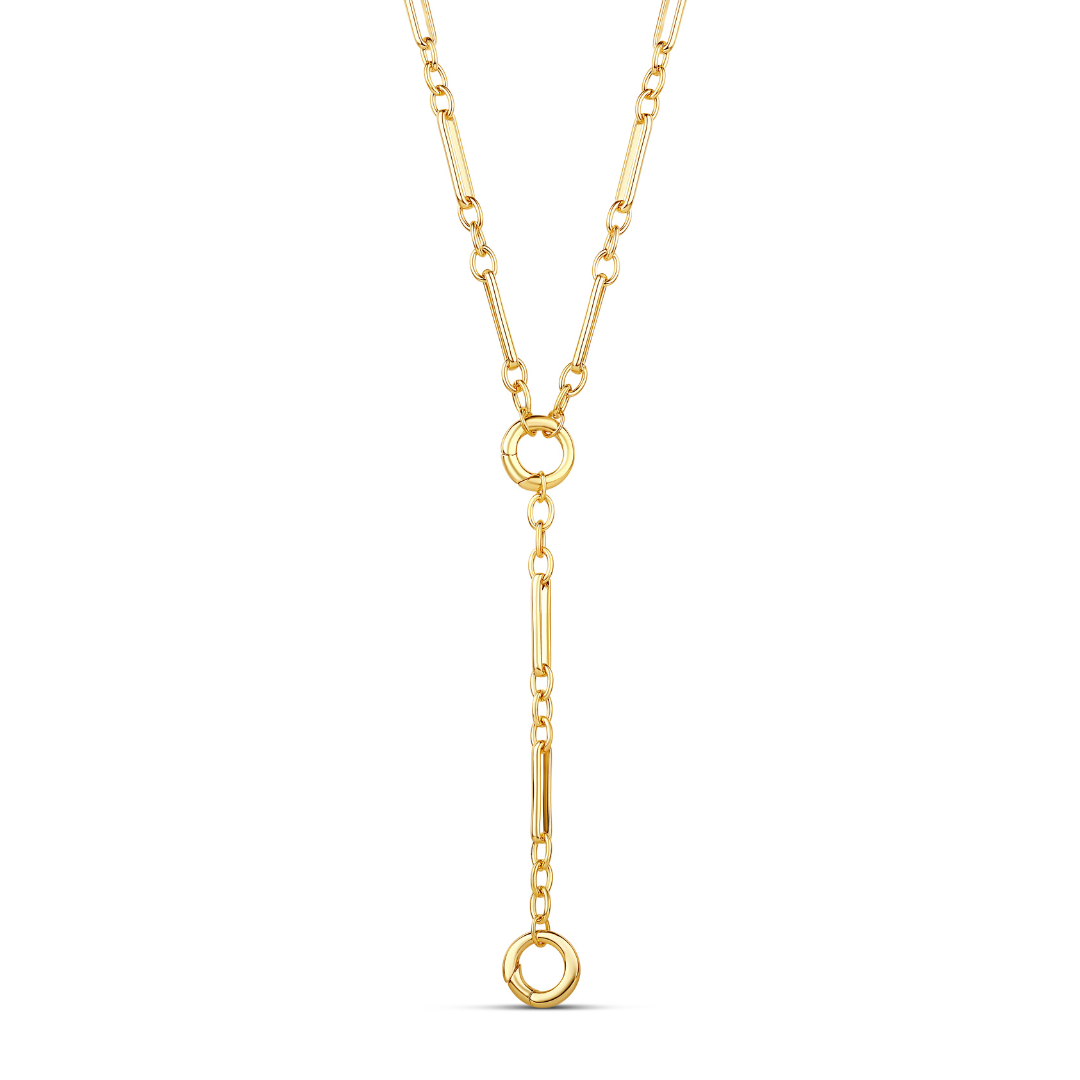 Fancy Link Push Clasp Lariat